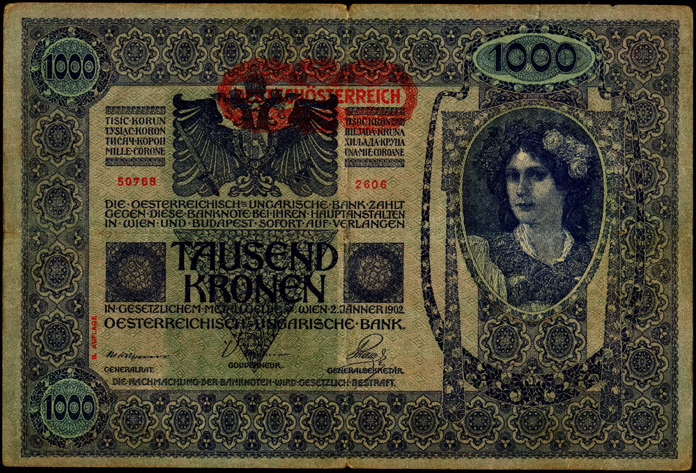  1 000  1902 (1919)  VG.     61