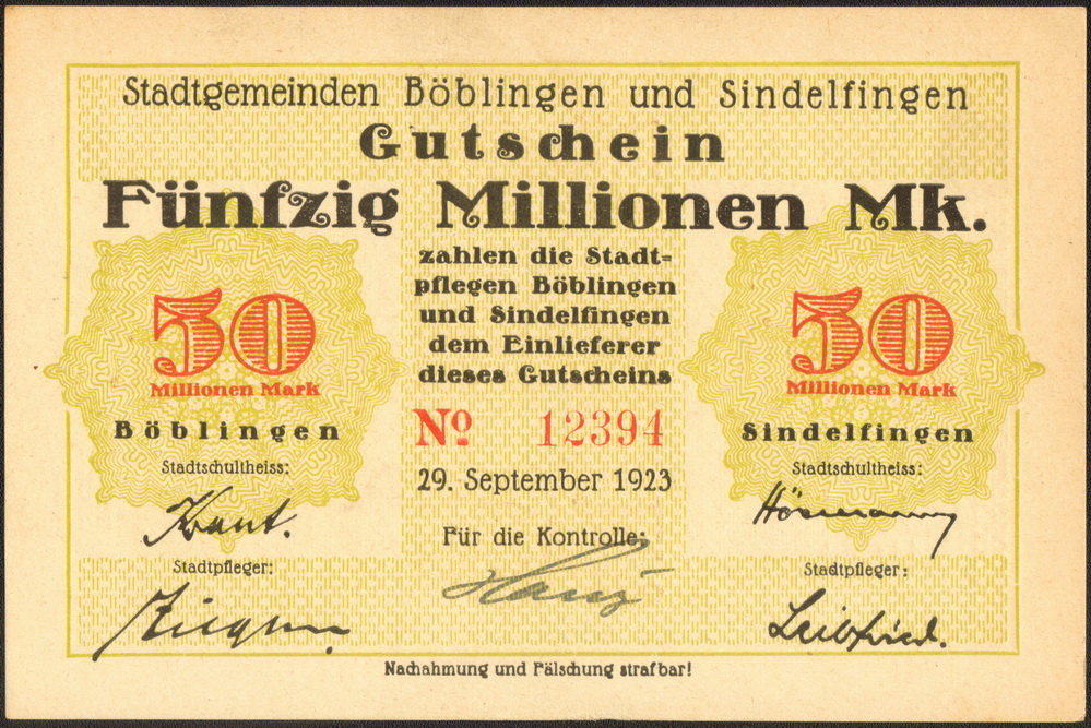   -     50 000 000  1923  EF.    