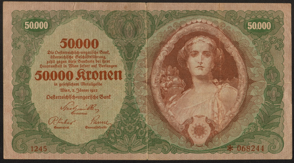  50 000  1922  VG.     80