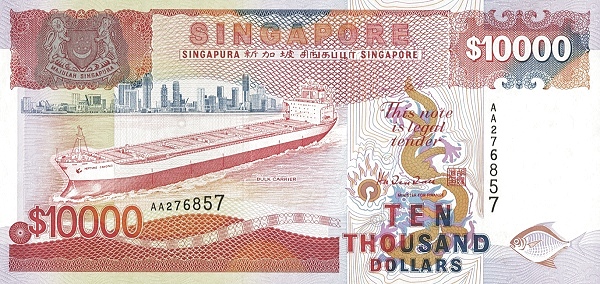  10 000  1987  UNC.     26