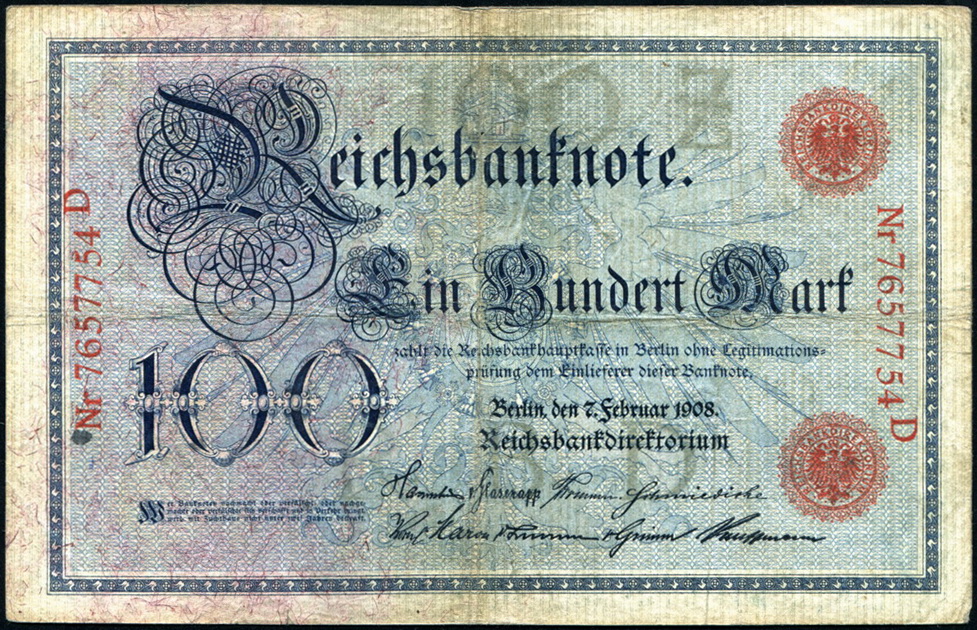  100  1908  EF.     33 b